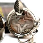 Mini Pocket SS Ashtray with keyring (1pc) - Fabric Detail by Nari Haat, Indian ethnic wear, women clothing, designer ...