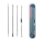 Blackhead Remover, 4-in-1 Stainless Steel Pimple Extractor Tool (1 Pc) - Sleeve Design by Nari Haat, Indian ethnic we...