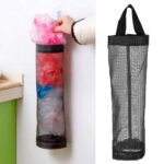 Hanging Waste Garbage Bag Holder Storage Bag with Wide Handle for Kitchen (1 Pc) - Front View by Nari Haat, Indian et...