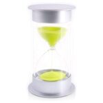 45-Minute Green Sand Timer – Hourglass Time Management Tool (Color: Green) - Back View by Nari Haat, Indian ethnic ...