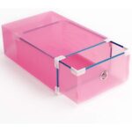 Transparent Drawer Style Shoe Storage Box (1 Pc) - Sleeve Design by Nari Haat, Indian ethnic wear, women clothing, de...