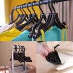 10 Pcs Portable Folding Clothes Hanger - Back View by Nari Haat, Indian ethnic wear, women clothing, designer suit