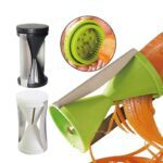 Portable Stainless Steel Handheld Spiralizer & Vegetable Slicer - Back View by Nari Haat, Indian ethnic wear, women c...