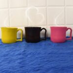 Premium Plastic Coffee,Tea Mug with Handle (1 Pc / With Color Box / Mix Color) - Sleeve Design by Nari Haat, Indian e...