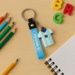 Cute Cartoon Silicone 3D Key Chain with Metal Hook & Strap (Pack of 1 / Mix Design) - Neckline Detail by Nari Haat, I...