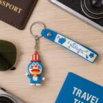 Cute Silicone 3D Key Chain with Metal Hook & Strap (Pack of 1) - Neckline Detail by Nari Haat, Indian ethnic wear, wo...