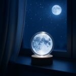 3D Crystal Ball lamps With Base (1 Pc / Mix Design) - Neckline Detail by Nari Haat, Indian ethnic wear, women clothin...