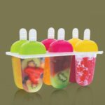 6 Pcs Multicolor Ice Cream Molds