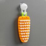 Vegetable Scrubbing Brush Non Toxic Fruit Brush Carrot Shape for Vegetables - Full Detail by Nari Haat, Indian ethnic...