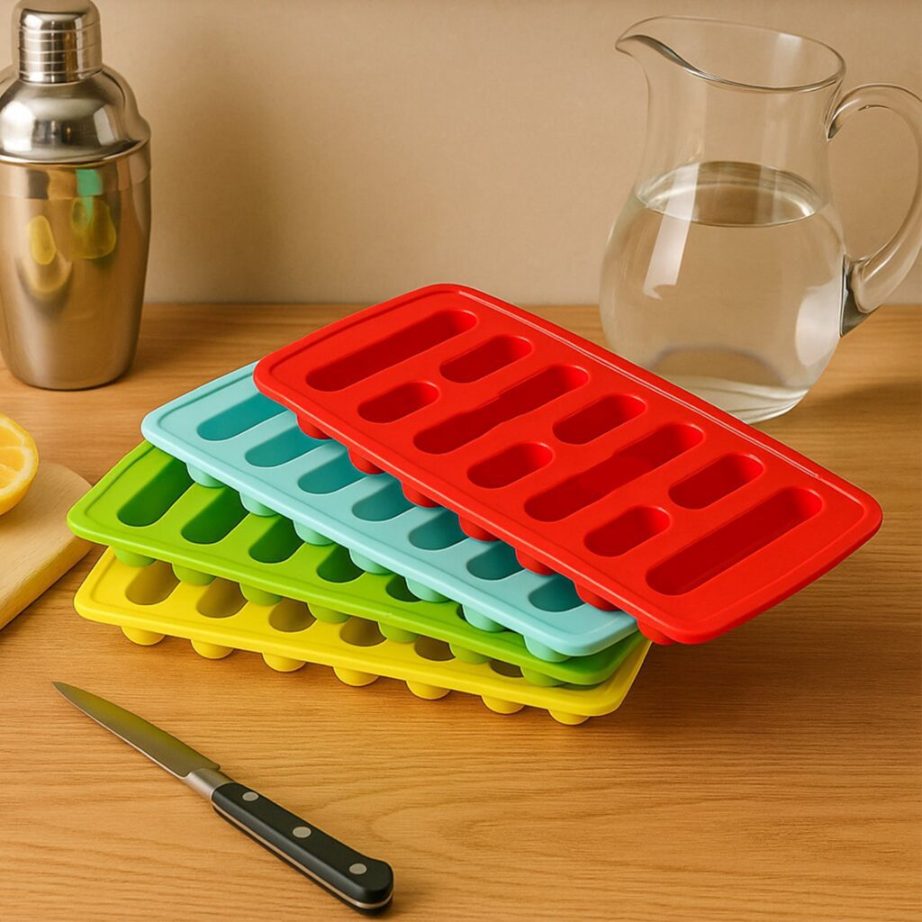 4-Piece Fancy Household Ice Tray