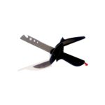 Stainless Steel 4 in 1 Clever Cutter, Black - Back View by Nari Haat, Indian ethnic wear, women clothing, designer suit