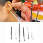 6Pcs Earwax Removal Kit | Ear Cleansing Tool Set | Ear Curette Ear Wax Remover Tool - Sleeve Design by Nari Haat, Ind...