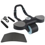 Abdominal Wheel Roller with Elbow Support, Timer & Skipping Rope (1 Set) - Back View by Nari Haat, Indian ethnic wear...