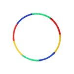 Hoops Hula Interlocking Exercise Ring for Fitness with Dia Meter Boys Girls and Adults (8 Pcs Set) - Front View by Na...