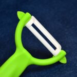 Ceramic Revolution Series Utility Knife and Peeler Gift Set - 2pc - Fabric Detail by Nari Haat, Indian ethnic wear, w...