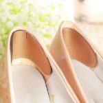 Fabric Sticky Shoe Back Heel Insoles Protector Liner Pads (1 Pair) - Fabric Detail by Nari Haat, Indian ethnic wear, ...