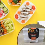 Plastic Square Lunch Box, Kitchen Containers Set (3 Pcs Set) - Full Detail by Nari Haat, Indian ethnic wear, women cl...