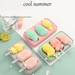Silicone Popsicle Molds for Summer with Sticks & Lids - Sleeve Design by Nari Haat, Indian ethnic wear, women clothin...
