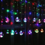 12  Wish Balls Window Curtain String Lights with 8 Flashing Modes Decoration for Home Decoration, Diwali & Wedding LE...