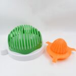 2 In 1 Salad Cutter Bowl with Lemon Squeezer Citrus Juicer (1 Pc) - Sleeve Design by Nari Haat, Indian ethnic wear, w...
