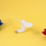 Micro / Android USB Mini Fan Flexible USB Fan (1 Pc / Loose) - Front View by Nari Haat, Indian ethnic wear, women clo...