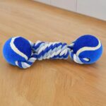 Durable Cotton Rope Dog Toy Two-Way Ball Design (1 Pc) - Sleeve Design by Nari Haat, Indian ethnic wear, women clothi...