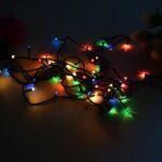 4 Meter Festival Decoration LED String Light in Multicolor - Neckline Detail by Nari Haat, Indian ethnic wear, women ...