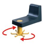 360 Degree Rotating Wall Hook Hanger with 6 Heavy Duty Hooks - Full Detail by Nari Haat, Indian ethnic wear, women cl...