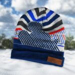 Cap for Winter Woolen Knitted Black Inside Fur Caps (1 Pc / Mix Design & Color) - Neckline Detail by Nari Haat, India...