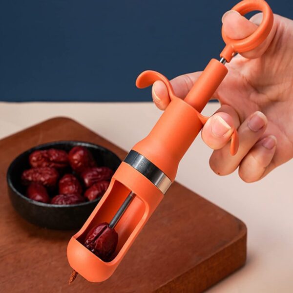 Cherry Pitter Tool, One Hand Operation Cherry Corer Pitter Remover Tool  (1pc) - Front View by Nari Haat, Indian ethn...