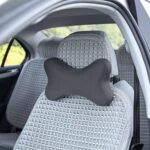 Microbead Roll Neck Pillow – Soft Cushion Bone-Type Travel Neck Support - Fabric Detail by Nari Haat, Indian ethnic...