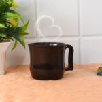 Premium Plastic Coffee / Tea Cups / Mug with Handle(1 Pc / Loose / Black) - Sleeve Design by Nari Haat, Indian ethnic...
