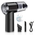 2 in 1 Wireless Vacuum Cleaner – 120W Handheld USB Rechargeable for Home & Car (1 Pc) - Fabric Detail by Nari Haat,...