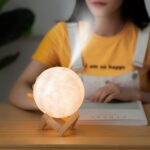 3D 2 in 1 LED Printed Moon Lamp & Aroma Diffuser (1 Pc) - Neckline Detail by Nari Haat, Indian ethnic wear, women clo...