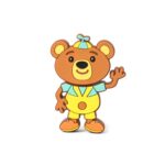Portable Cartoon Silicone USB Pen Drive (15 GB Baby Rhymes Song / 1 Pc) - Sleeve Design by Nari Haat, Indian ethnic w...