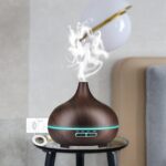 Aromatherapy Humidifier with 7 Colourful LED Light Change (500 ML Capacity) - Back View by Nari Haat, Indian ethnic w...