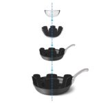 Pots and Pans Protectors, 3 Different Size (3 Pcs Set) - Full Detail by Nari Haat, Indian ethnic wear, women clothing...