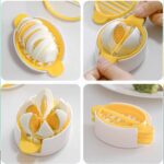 Egg Slicer, 3 in 1 Boiled Egg Slicer, Egg Slicer Restaurant Kitchen Tool (1 Pc) - Sleeve Design by Nari Haat, Indian ...