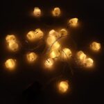 Halloween LED Skull String Lights – Indoor & Outdoor Decor - Front View by Nari Haat, Indian ethnic wear, women clo...