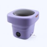 Mini Washing Machine Foldable Mini Washer with Drain Basket Portable Washing Machine Foldable for Laundry Travel Camp...