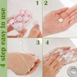 Mini Portable Travel Soap Paper Sheets Flower Shape (100 Pcs Set Approx / Mix Color) - Full Detail by Nari Haat, Indi...