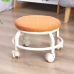 Roller Seat Stool Low Height Rolling Plastic Stool Multifunctional (1 Pc) - Front View by Nari Haat, Indian ethnic we...