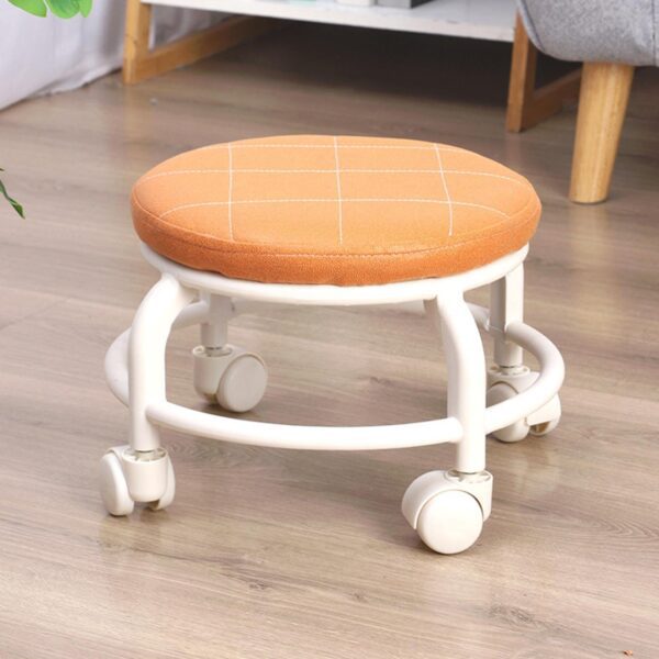 Roller Seat Stool Low Height Rolling Plastic Stool Multifunctional (1 Pc) - Front View by Nari Haat, Indian ethnic we...