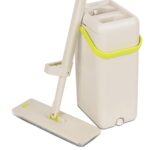 Floor Mop and Bucket Set, Flat Mop for Cleaning with Wringer, Self Clean Damp Mop and Bucket for Hardwood, Laminate, ...