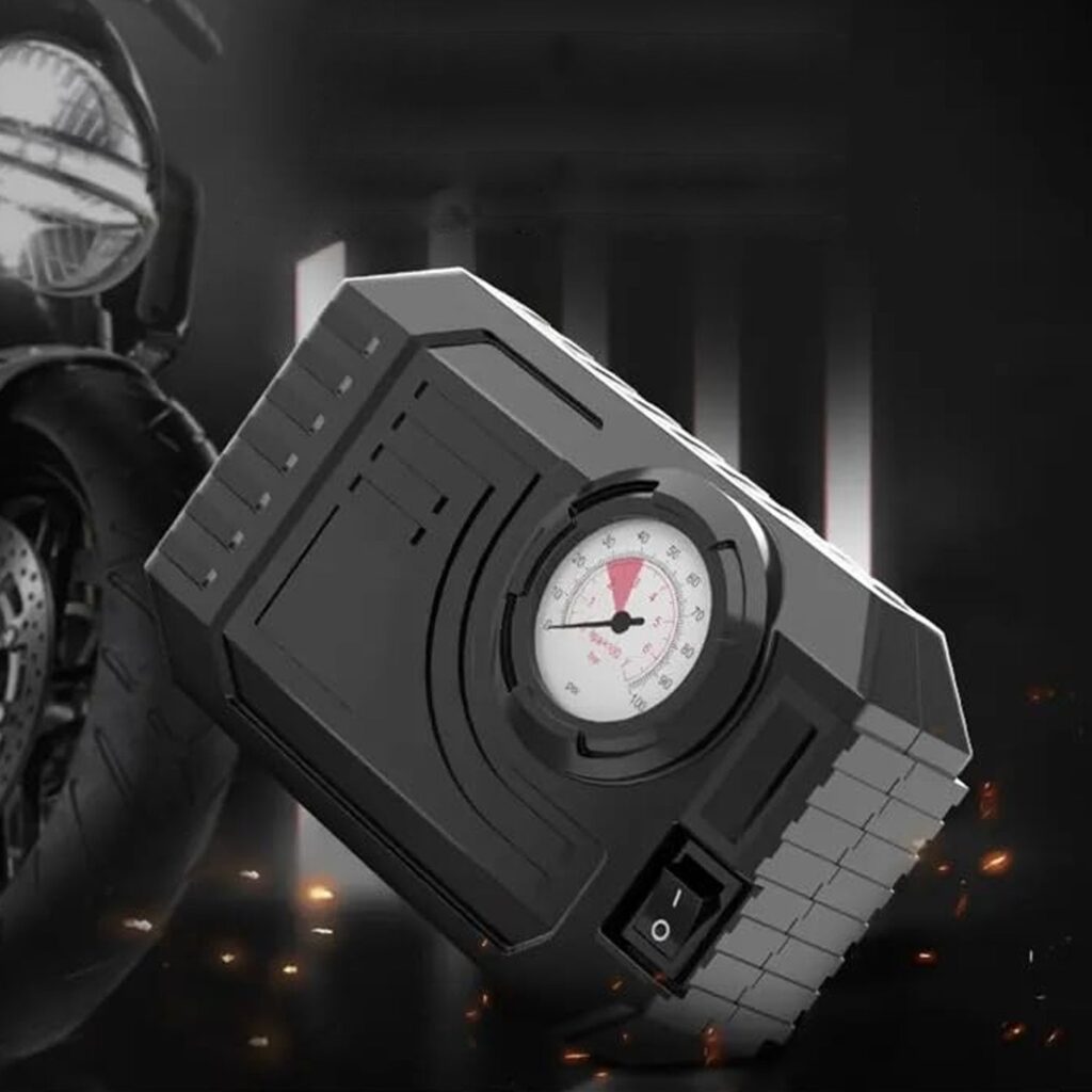 Portable 12V Car Tire Inflator Pump