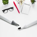 24-Color Double-Ended Art Markers Set for Kids & Adults (24 Pc) - Neckline Detail by Nari Haat, Indian ethnic wear, w...