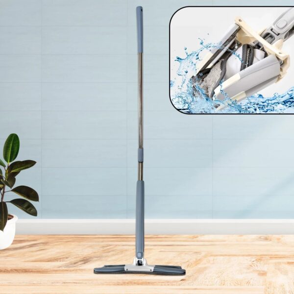 Adjustable 360 flat hand mop for floors and walls