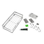 25 cm Metal Space Saving Rack – Multi-Purpose Kitchen Storage Organizer Shelf - Sleeve Design by Nari Haat, Indian ...