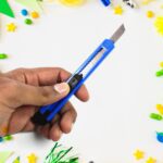 Multi-Use Iron Cutter Knife (5 Pcs Set / Mix Size) - Back View by Nari Haat, Indian ethnic wear, women clothing, desi...