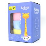 Plastic Animal Cartoon Bowl Set – 4 Pieces with Spoons for Kids (Assorted Color) - Full Detail by Nari Haat, Indian...